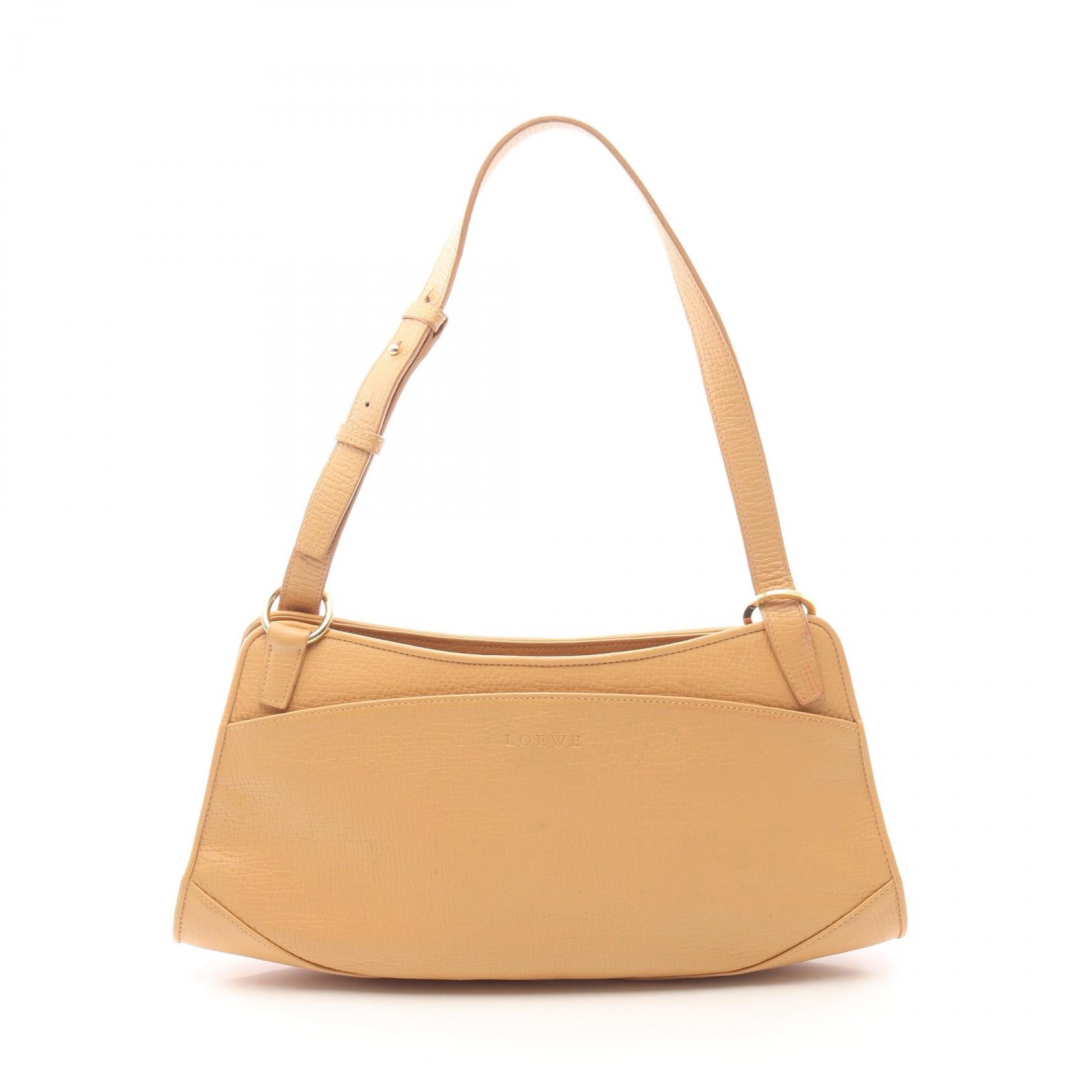 ワンショルダーバッグ レザー ベージュ ロエベ バッグ LOEWE