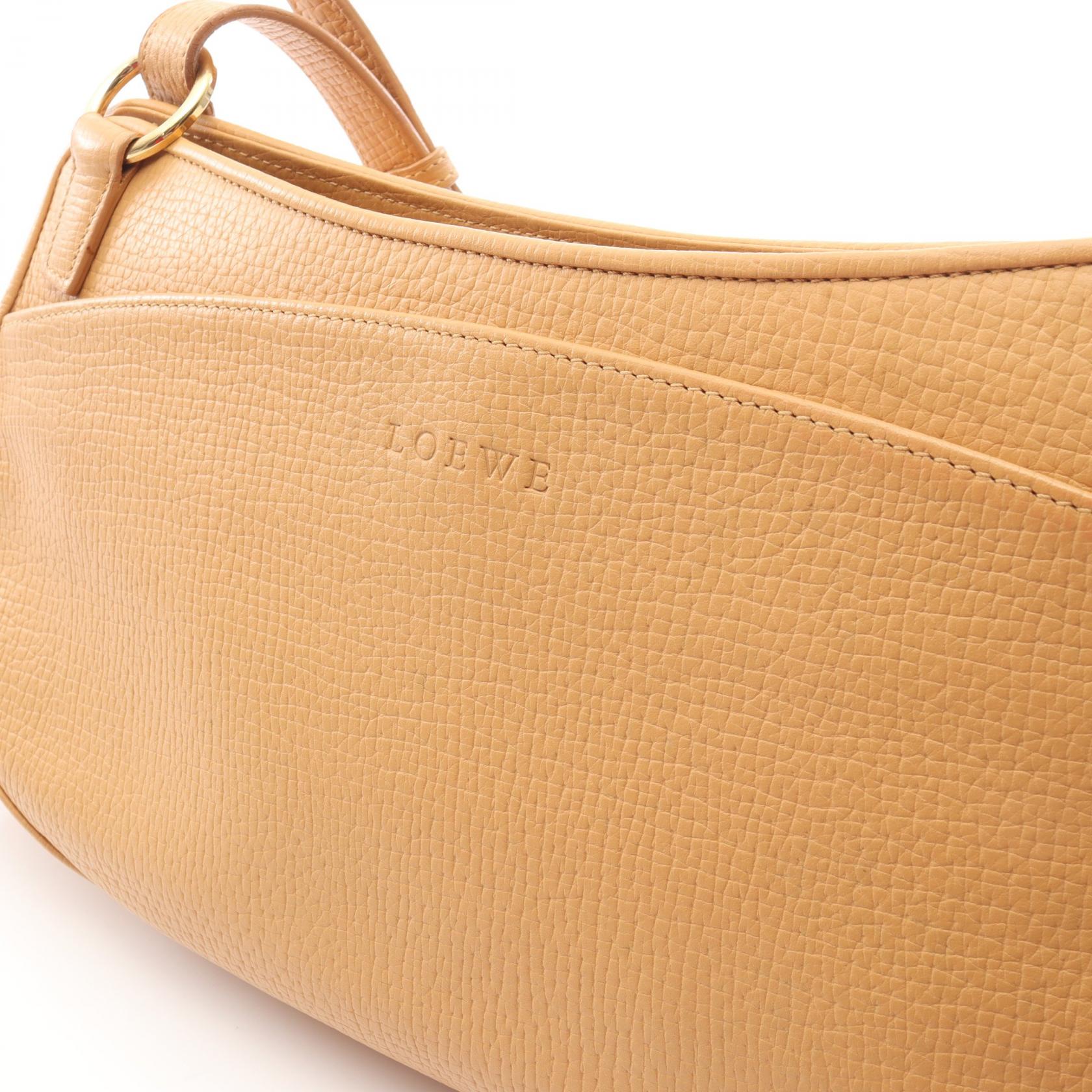 ワンショルダーバッグ レザー ベージュ ロエベ バッグ LOEWE