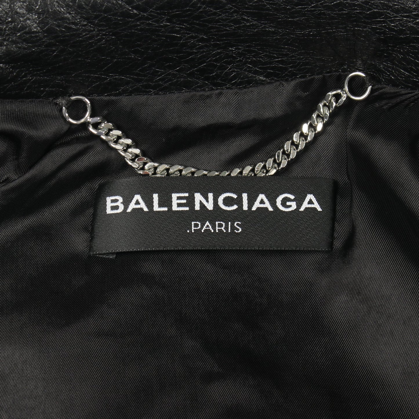 シングル ライダースジャケット レザー ブラック バレンシアガ アウター BALENCIAGA