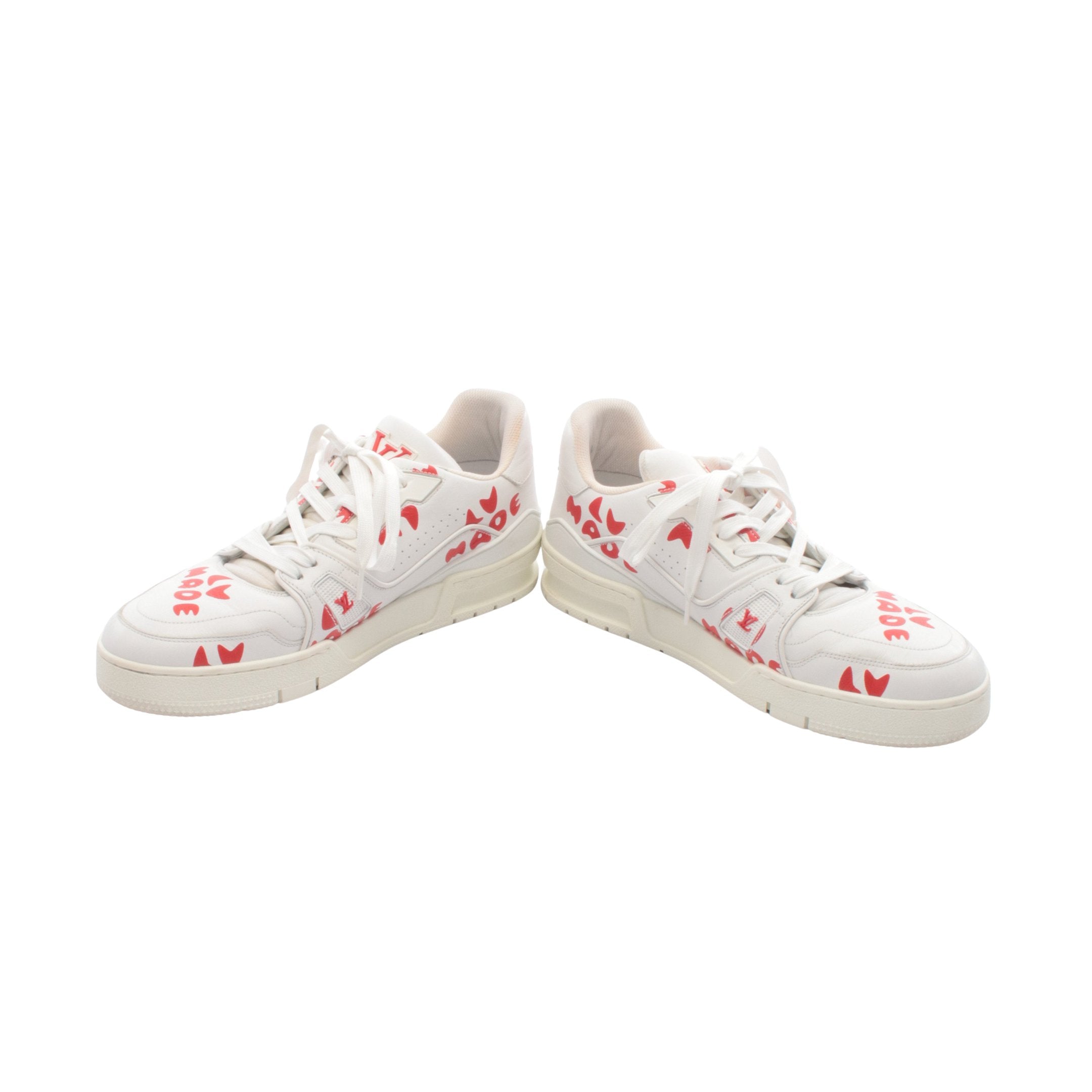 LOUIS VUITTON × NIGO トレイナーライン スニーカー レザー ホワイト