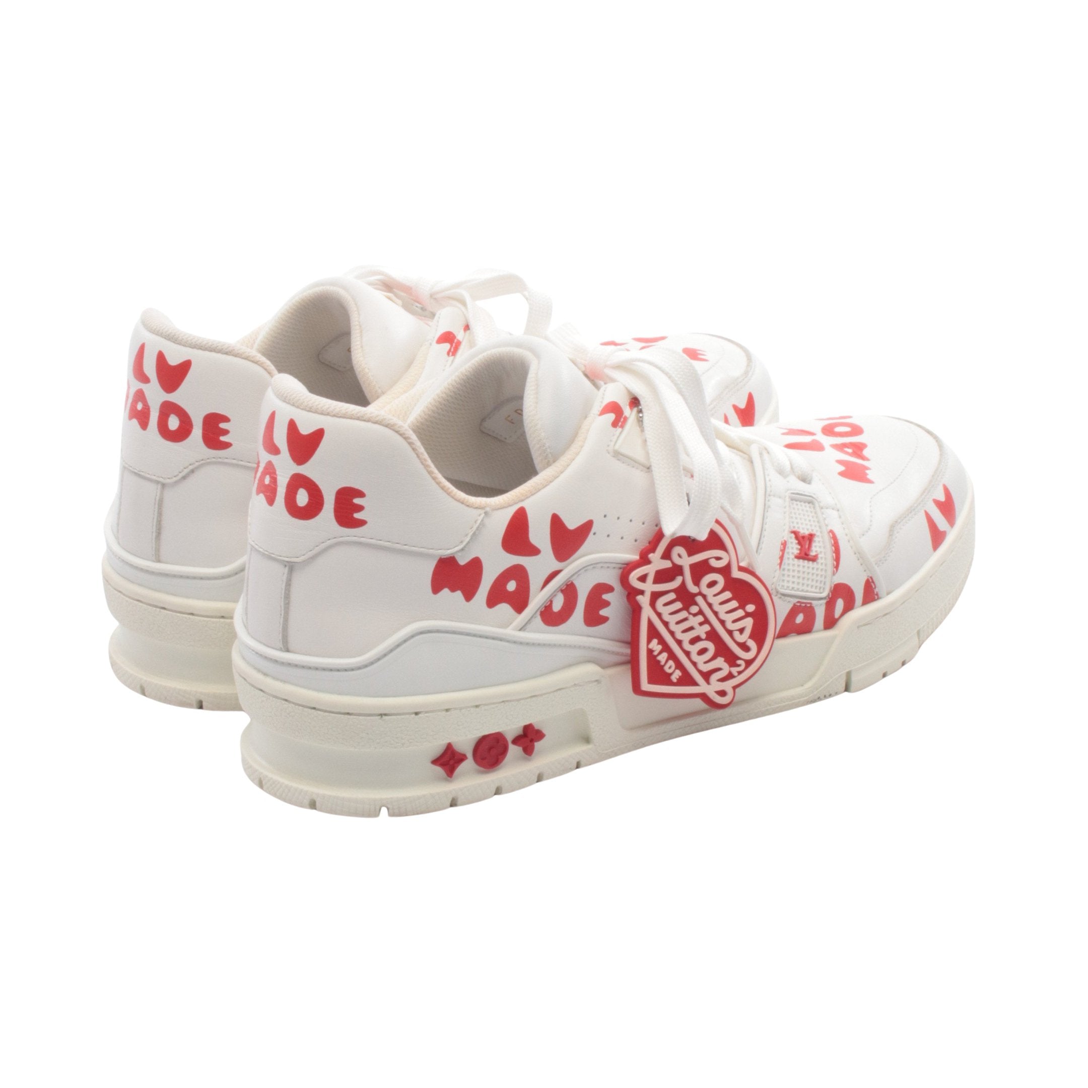 LOUIS VUITTON × NIGO トレイナーライン スニーカー レザー ホワイト