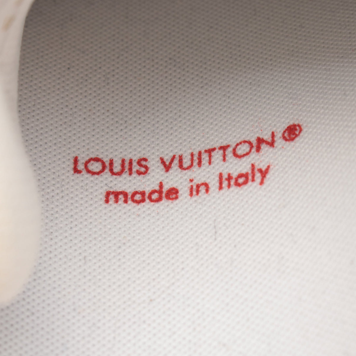 LOUIS VUITTON × NIGO トレイナーライン スニーカー レザー ホワイト レッド ルイヴィトン シューズ LOUIS VUITTON