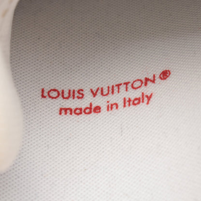 LOUIS VUITTON × NIGO トレイナーライン スニーカー レザー ホワイト レッド ルイヴィトン シューズ LOUIS VUITTON