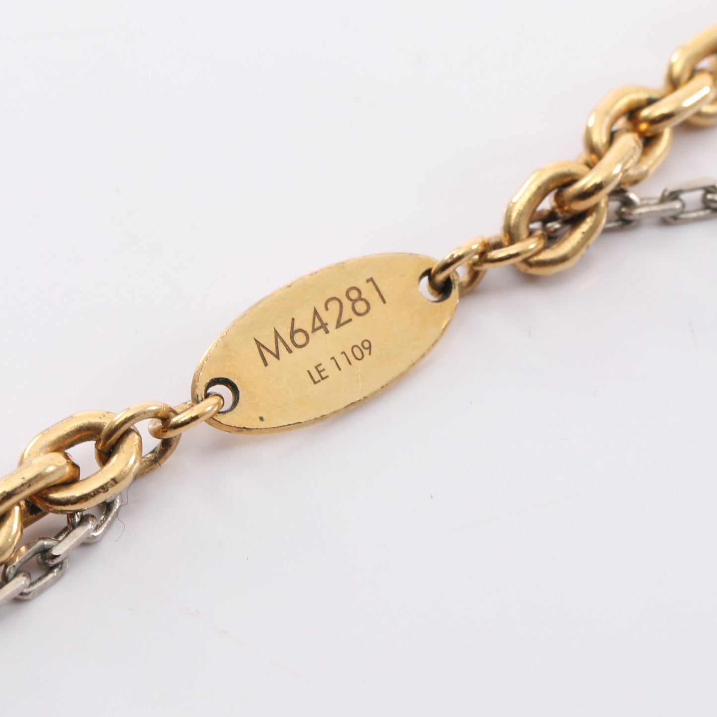 コリエ ルイーズ ネックレス GP ゴールド シルバー ルイヴィトン アクセサリー LOUIS VUITTON