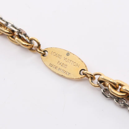 コリエ ルイーズ ネックレス GP ゴールド シルバー ルイヴィトン アクセサリー LOUIS VUITTON