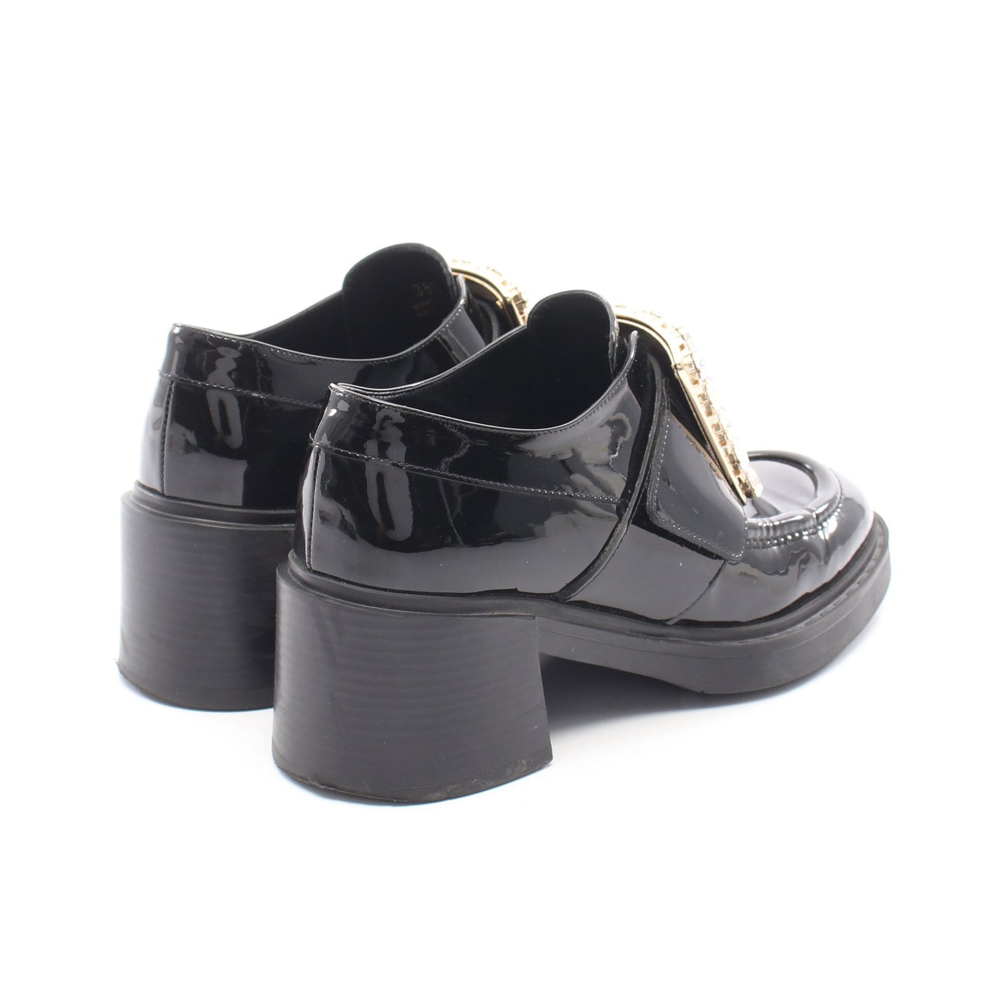 ヴィヴレンジャー ローファー エナメルレザー ブラック ロジェヴィヴィエ シューズ Roger Vivier