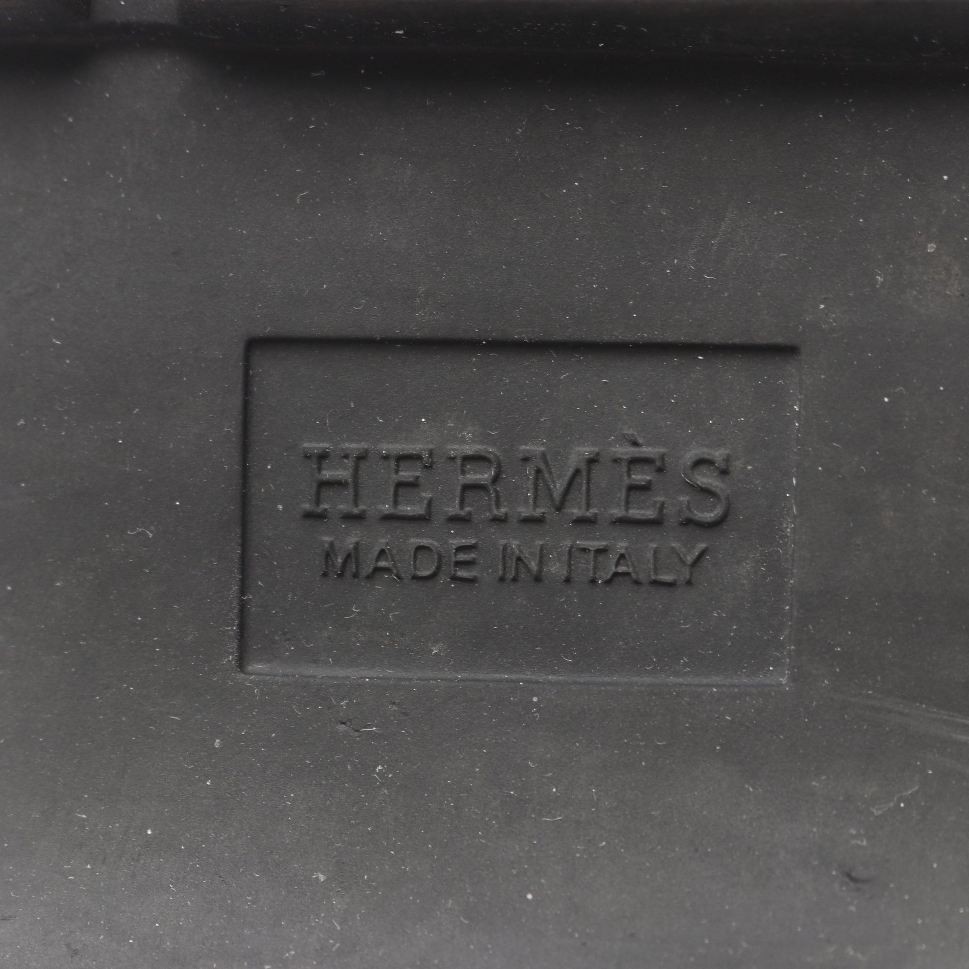フレッシュ ショート ブーツ ナイロン レザー ブラック エルメス シューズ HERMES