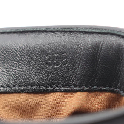 フレッシュ ショート ブーツ ナイロン レザー ブラック エルメス シューズ HERMES