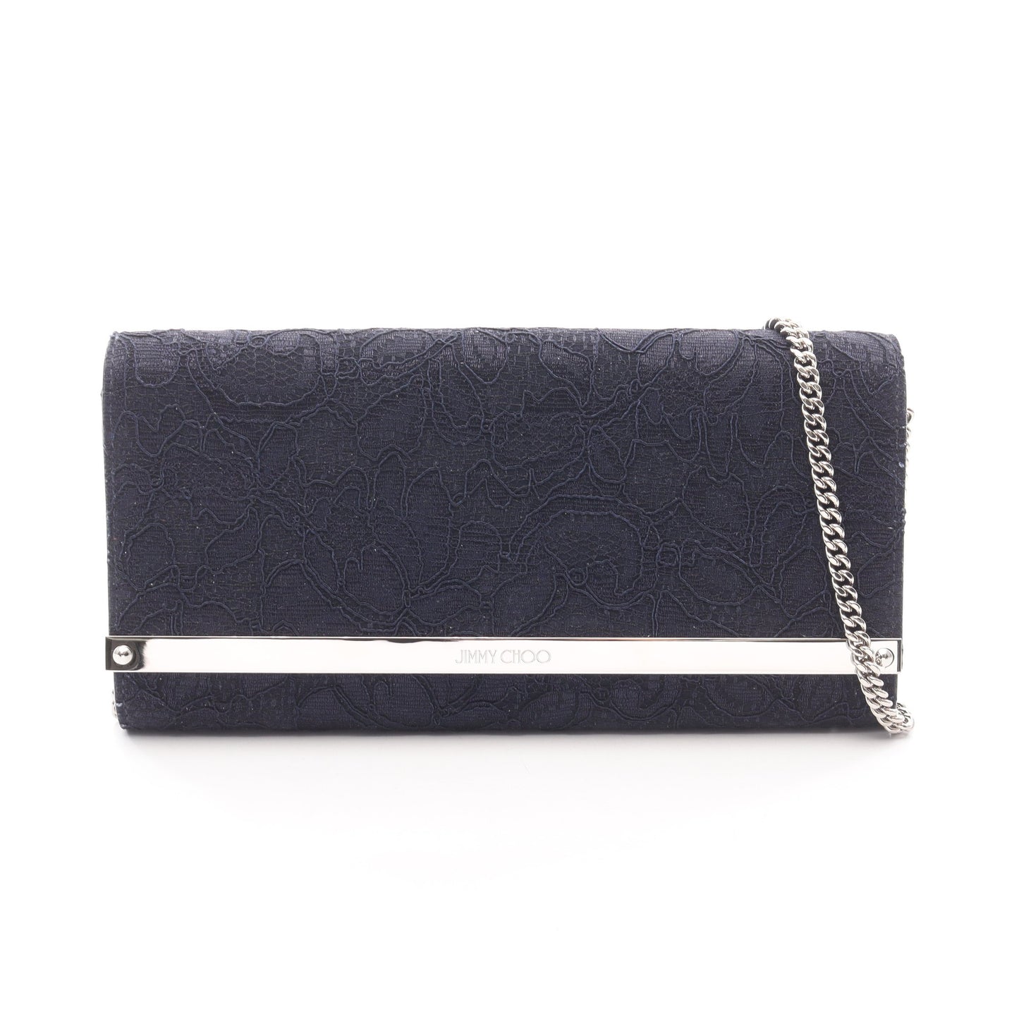 MILLA ミラ チェーンウォレット レース ネイビー ジミーチュウ バッグ JIMMY CHOO