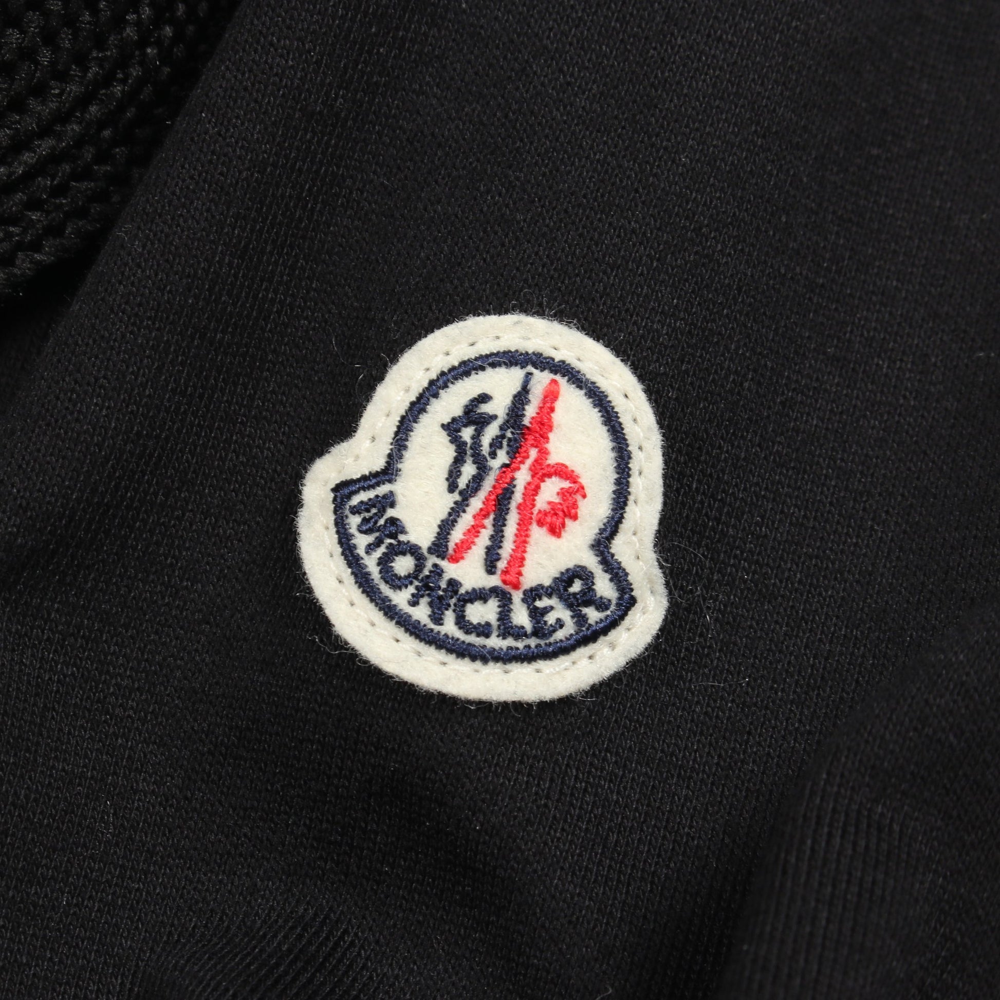 ジップアップパーカー コットン ブラック モンクレール トップス MONCLER