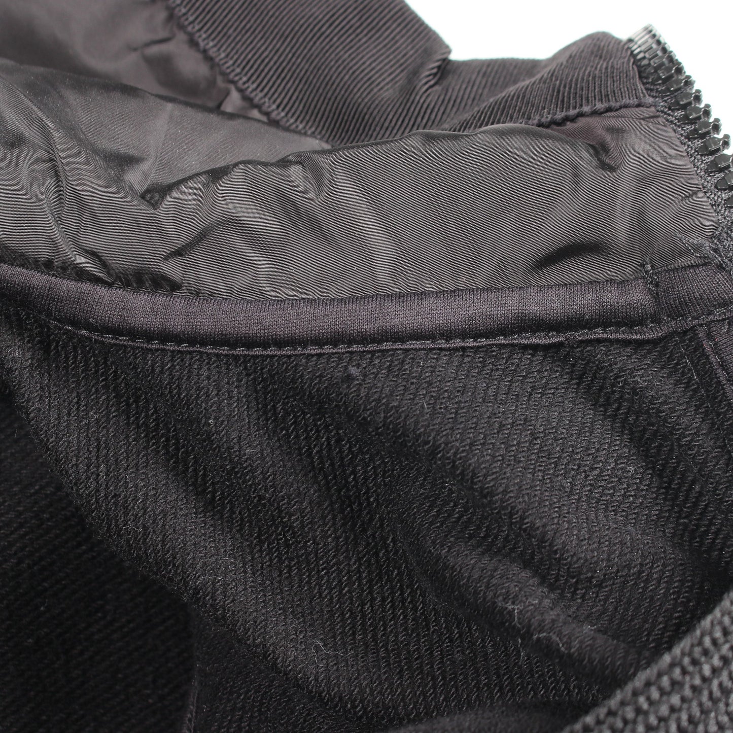 ジップアップパーカー コットン ブラック モンクレール トップス MONCLER