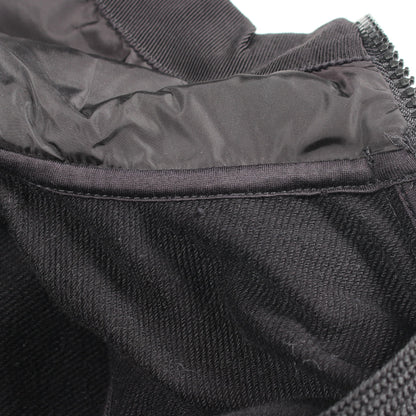 ジップアップパーカー コットン ブラック モンクレール トップス MONCLER