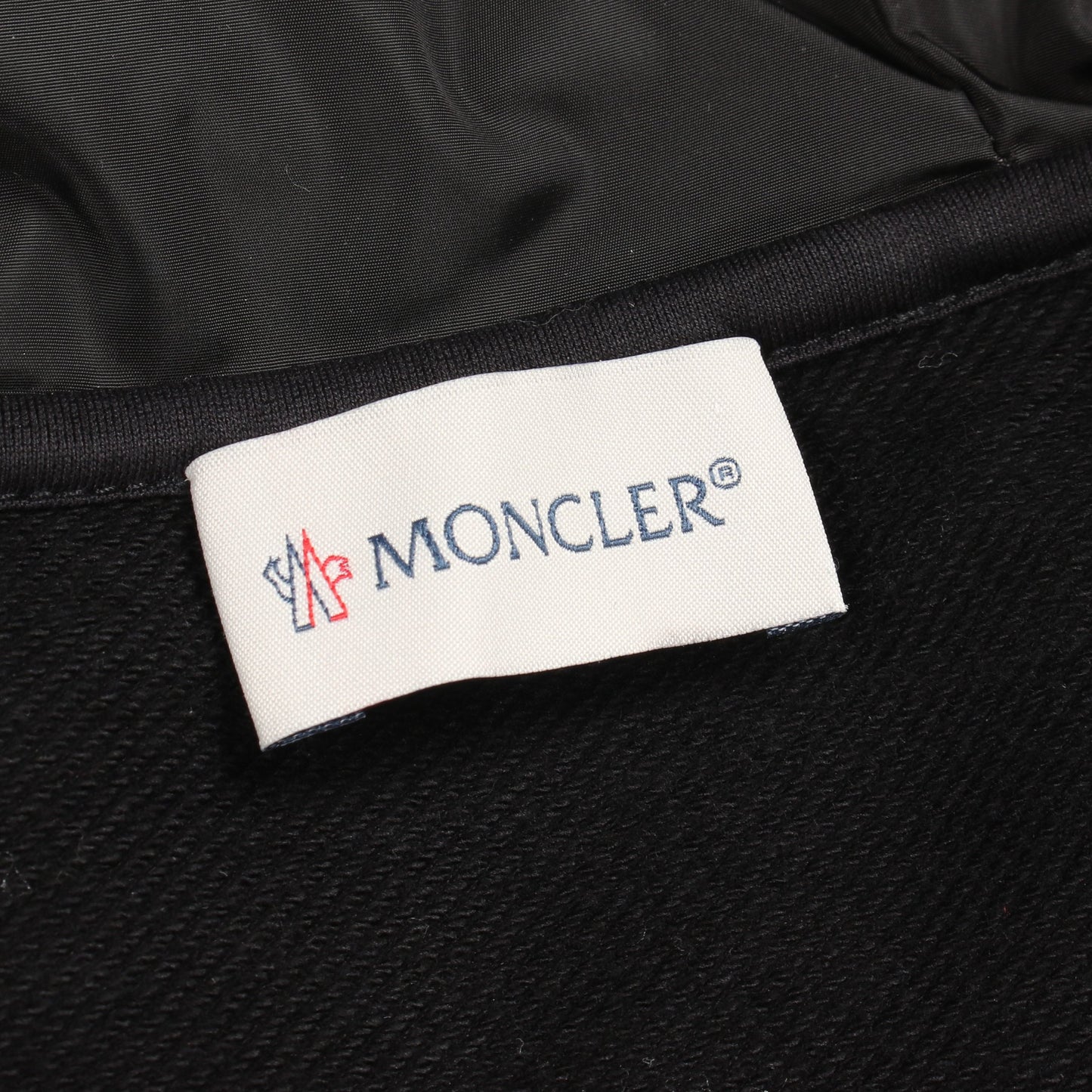 ジップアップパーカー コットン ブラック モンクレール トップス MONCLER