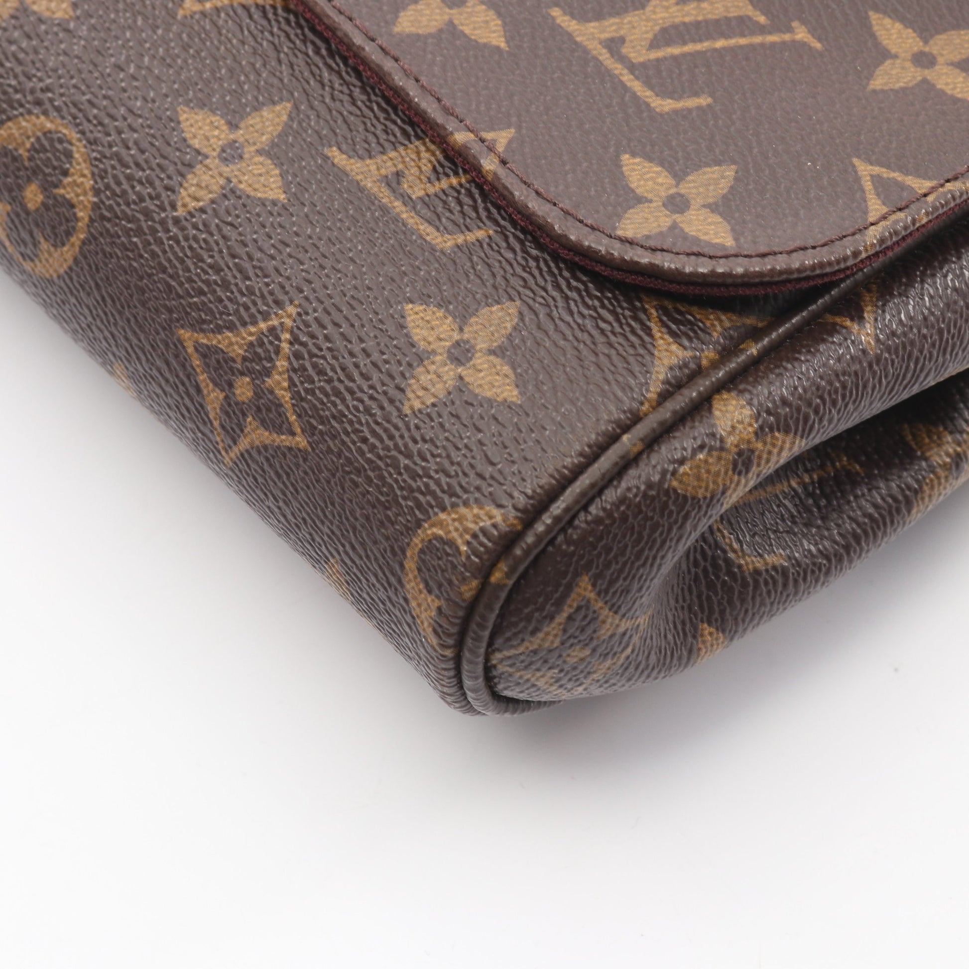 フェイボリットMM モノグラム チェーンハンドバッグ PVC レザー ブラウン ルイヴィトン バッグ LOUIS VUITTON