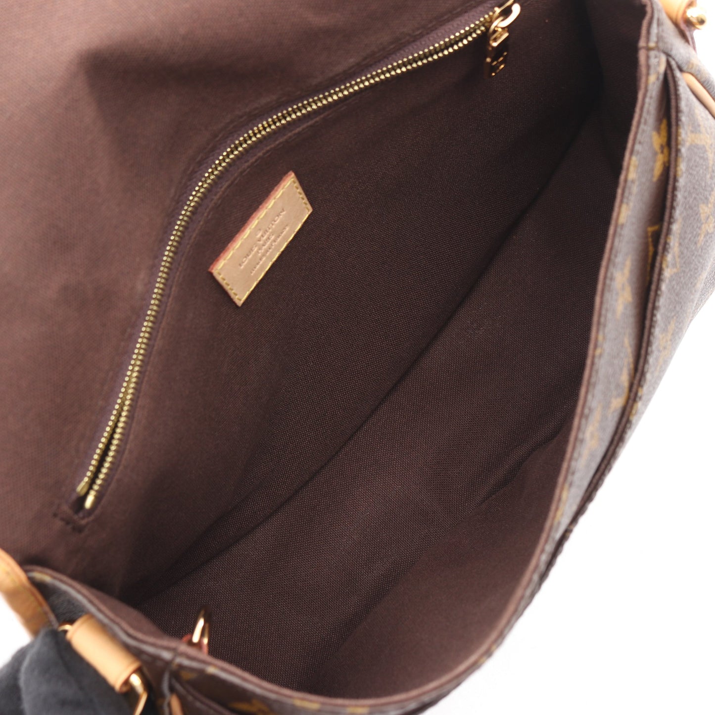 メニルモンタンPM モノグラム ショルダーバッグ PVC レザー ブラウン ルイヴィトン バッグ LOUIS VUITTON