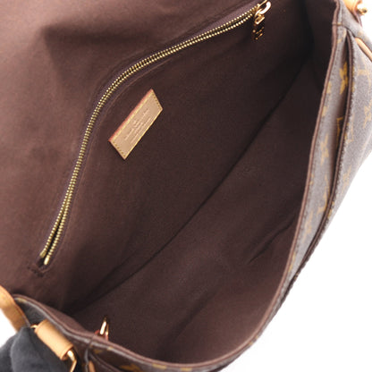 メニルモンタンPM モノグラム ショルダーバッグ PVC レザー ブラウン ルイヴィトン バッグ LOUIS VUITTON