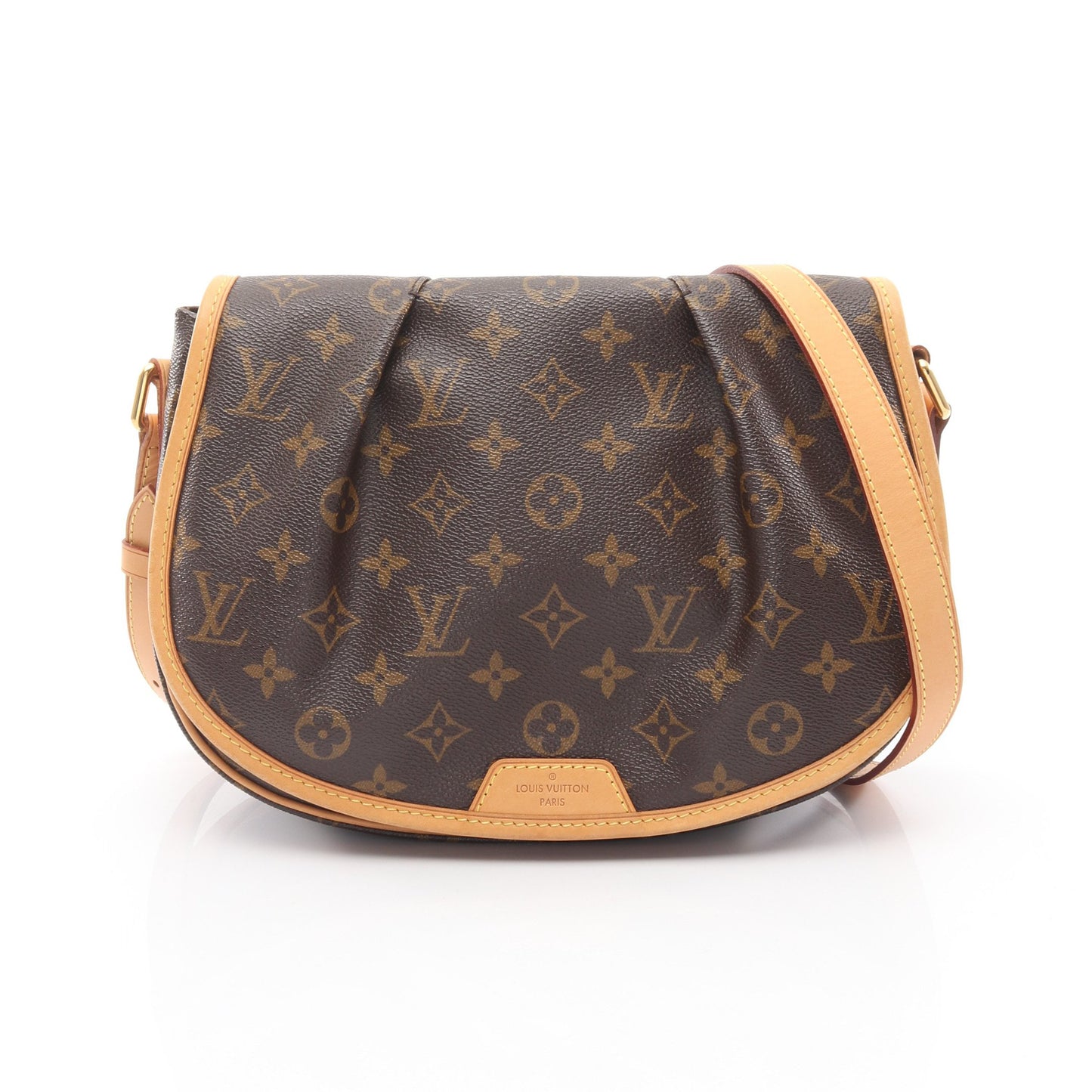 メニルモンタンPM モノグラム ショルダーバッグ PVC レザー ブラウン ルイヴィトン バッグ LOUIS VUITTON