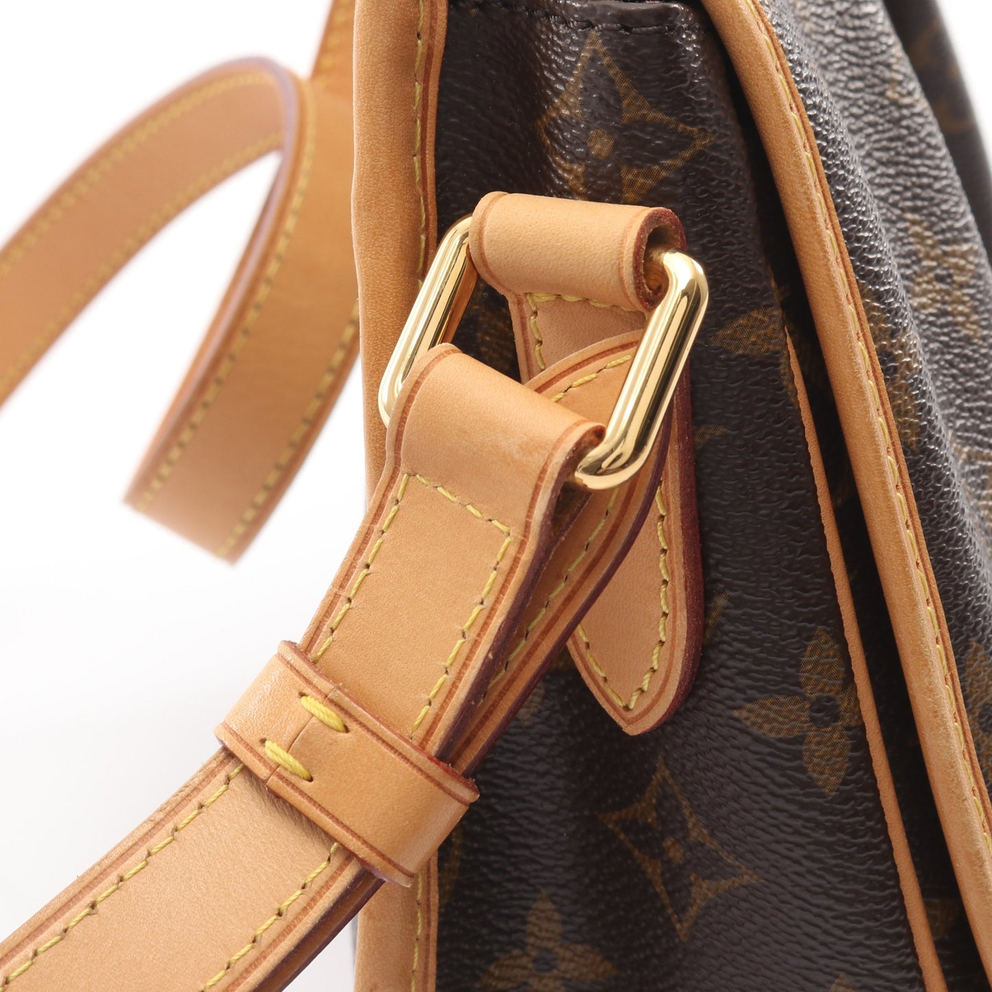 メニルモンタンPM モノグラム ショルダーバッグ PVC レザー ブラウン ルイヴィトン バッグ LOUIS VUITTON