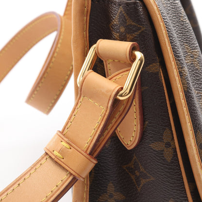 メニルモンタンPM モノグラム ショルダーバッグ PVC レザー ブラウン ルイヴィトン バッグ LOUIS VUITTON