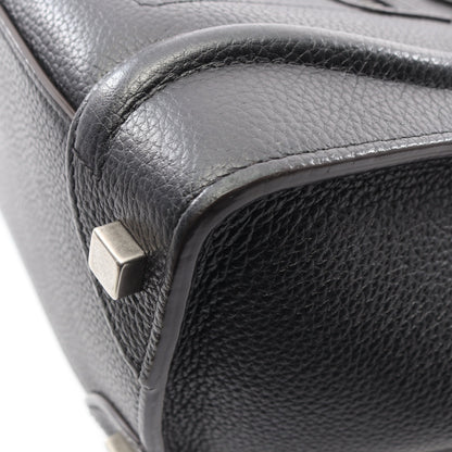 ラゲージ マイクロショッパー ハンドバッグ トートバッグ レザー ブラック セリーヌ バッグ CELINE