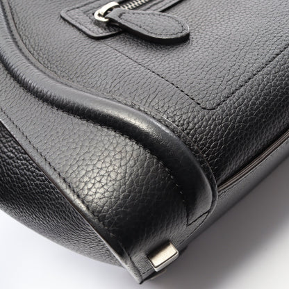 ラゲージ マイクロショッパー ハンドバッグ トートバッグ レザー ブラック セリーヌ バッグ CELINE