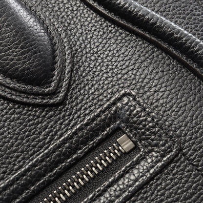 ラゲージ マイクロショッパー ハンドバッグ トートバッグ レザー ブラック セリーヌ バッグ CELINE