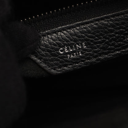 ラゲージ マイクロショッパー ハンドバッグ トートバッグ レザー ブラック セリーヌ バッグ CELINE