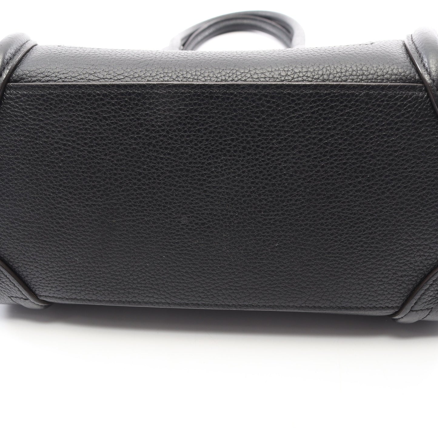 ラゲージ マイクロショッパー ハンドバッグ トートバッグ レザー ブラック セリーヌ バッグ CELINE
