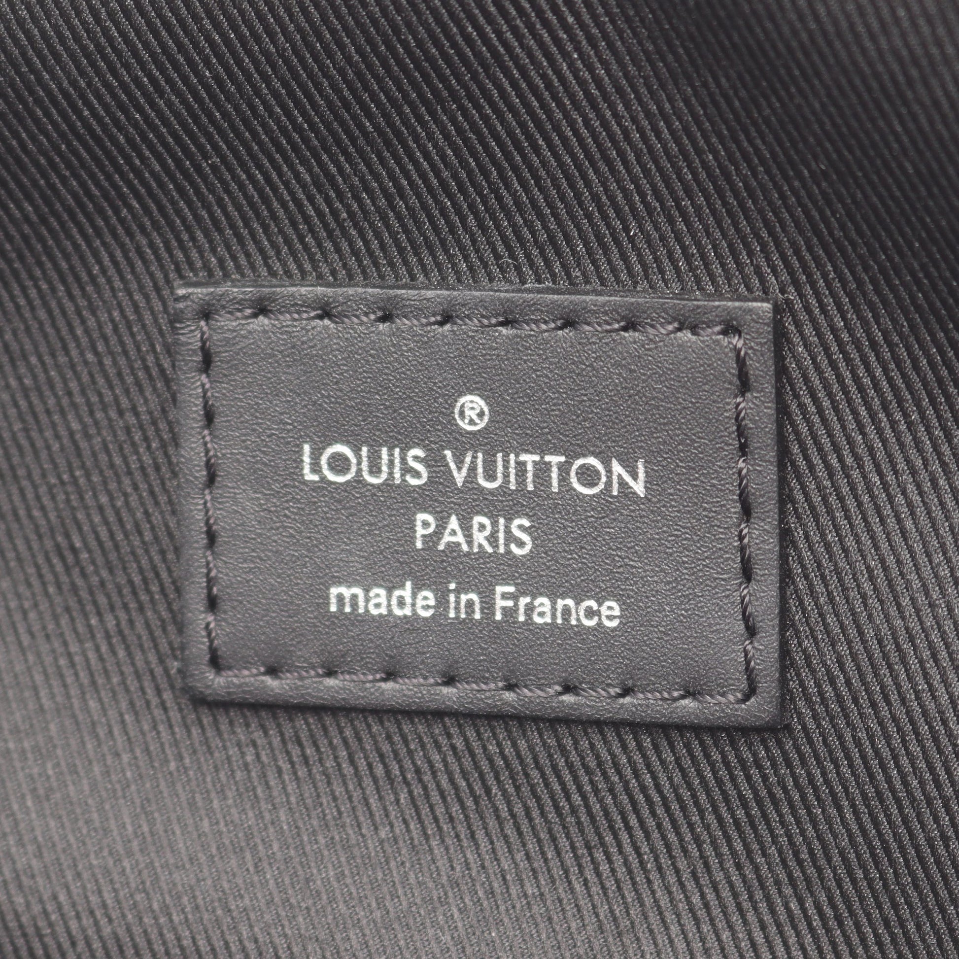 アヴェニュー スリングバッグ ダミエアンフィニ ボディバッグ レザー ブラック ルイヴィトン バッグ LOUIS VUITTON