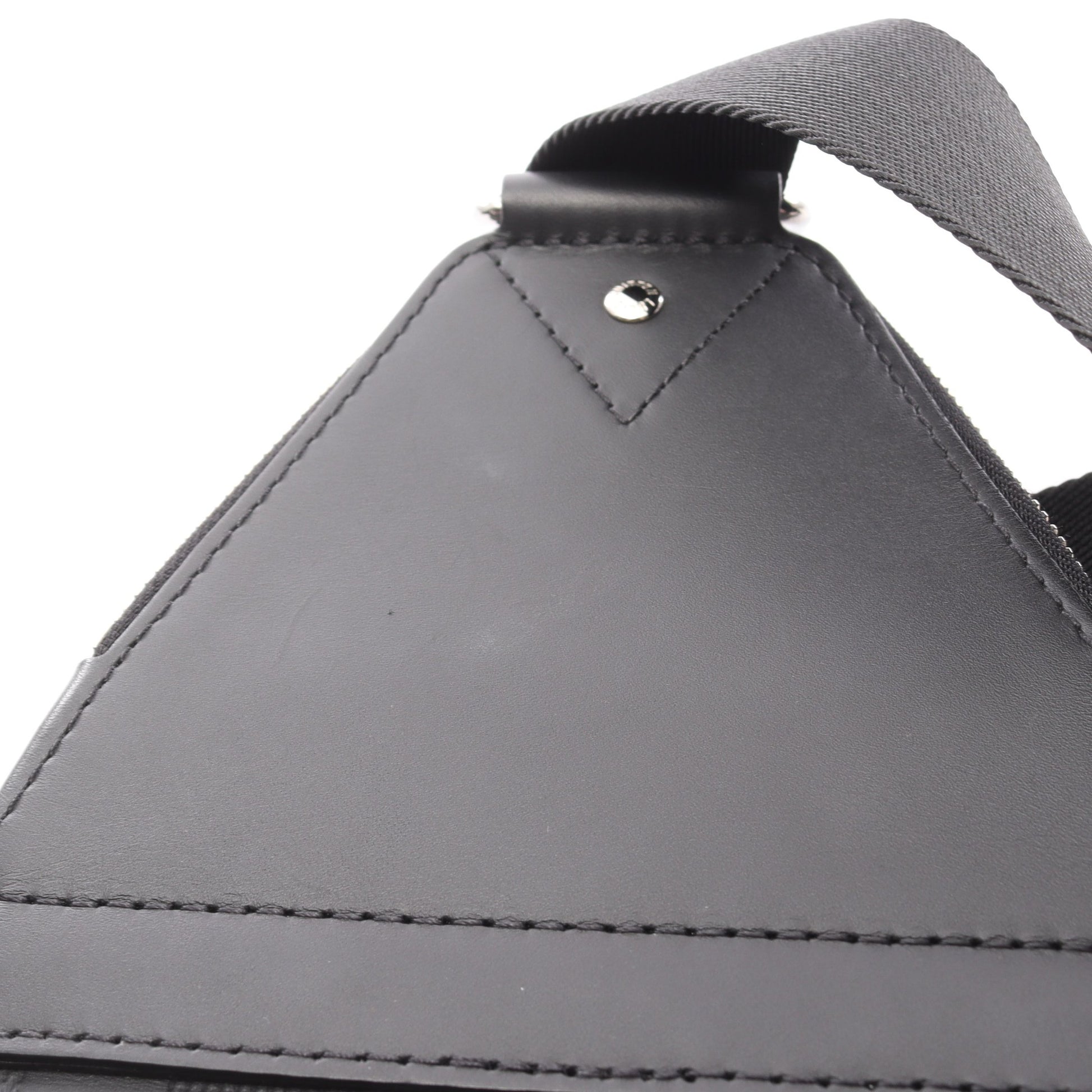 アヴェニュー スリングバッグ ダミエアンフィニ ボディバッグ レザー ブラック ルイヴィトン バッグ LOUIS VUITTON