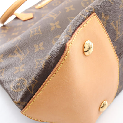 ウィルシャーGM モノグラム ショルダーバッグ トートバッグ PVC レザー ブラウン ルイヴィトン バッグ LOUIS VUITTON