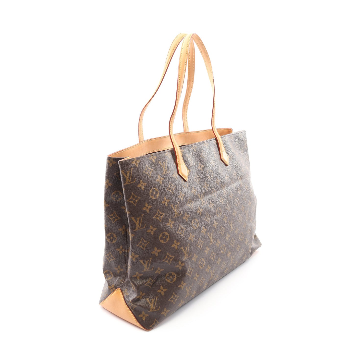 ウィルシャーGM モノグラム ショルダーバッグ トートバッグ PVC レザー ブラウン ルイヴィトン バッグ LOUIS VUITTON