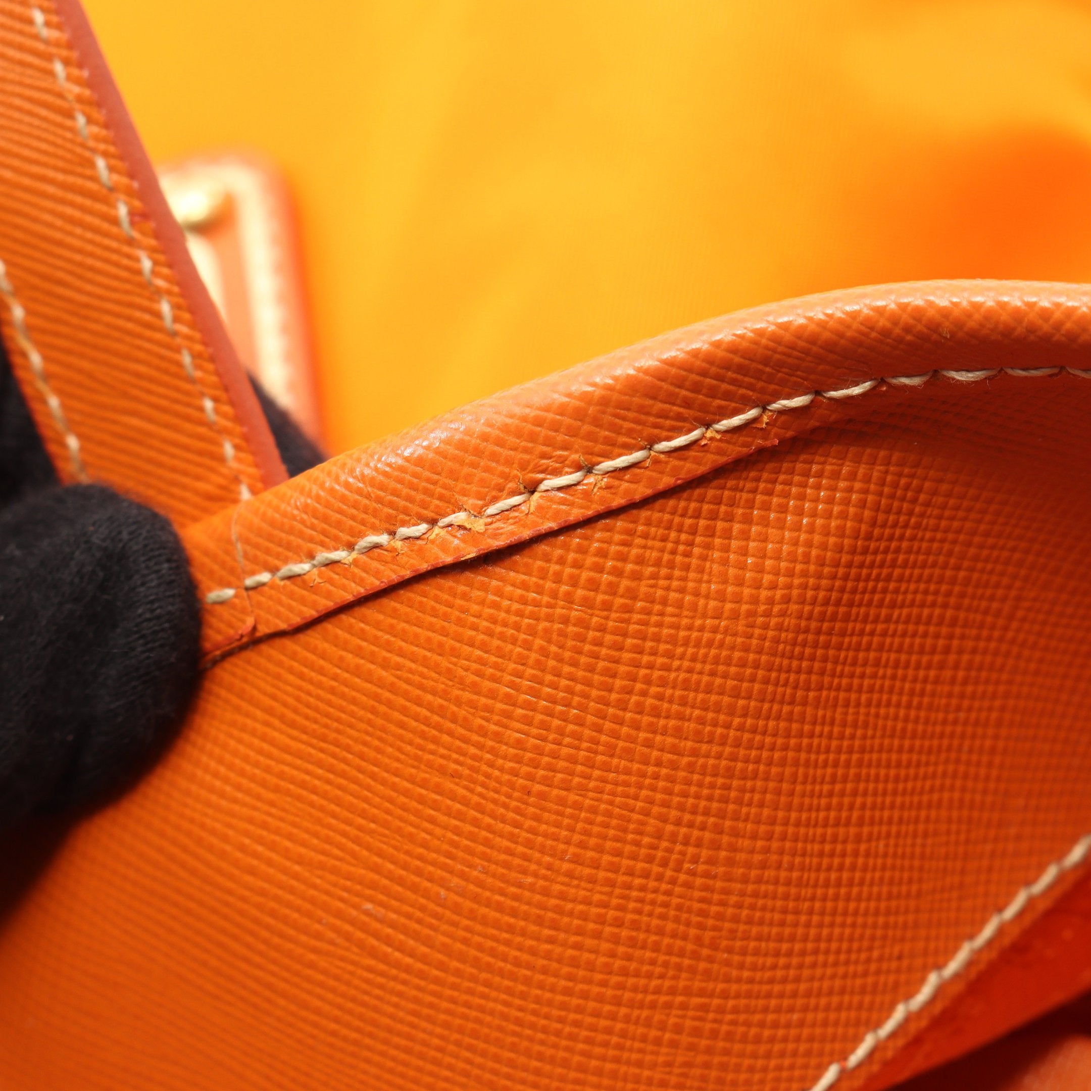 orange！ プラダPRADAトートバッグ ボストンバッグビジネスバッグ PRADA（プラダ）トートバッグ オレンジ サイズ:- レディース