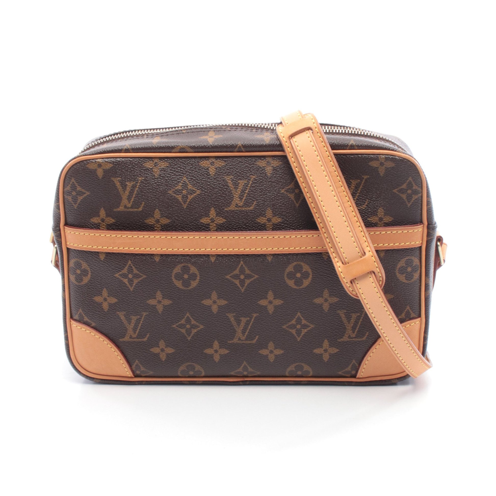 トロカデロ27 モノグラム ショルダーバッグ PVC レザー ブラウン ルイヴィトン バッグ LOUIS VUITTON