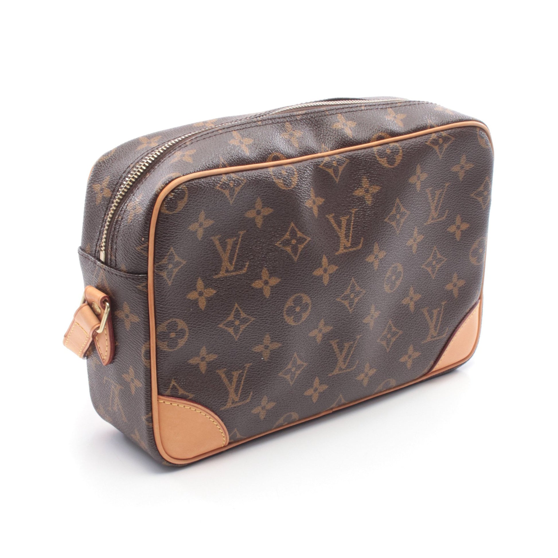 トロカデロ27 モノグラム ショルダーバッグ PVC レザー ブラウン ルイヴィトン バッグ LOUIS VUITTON