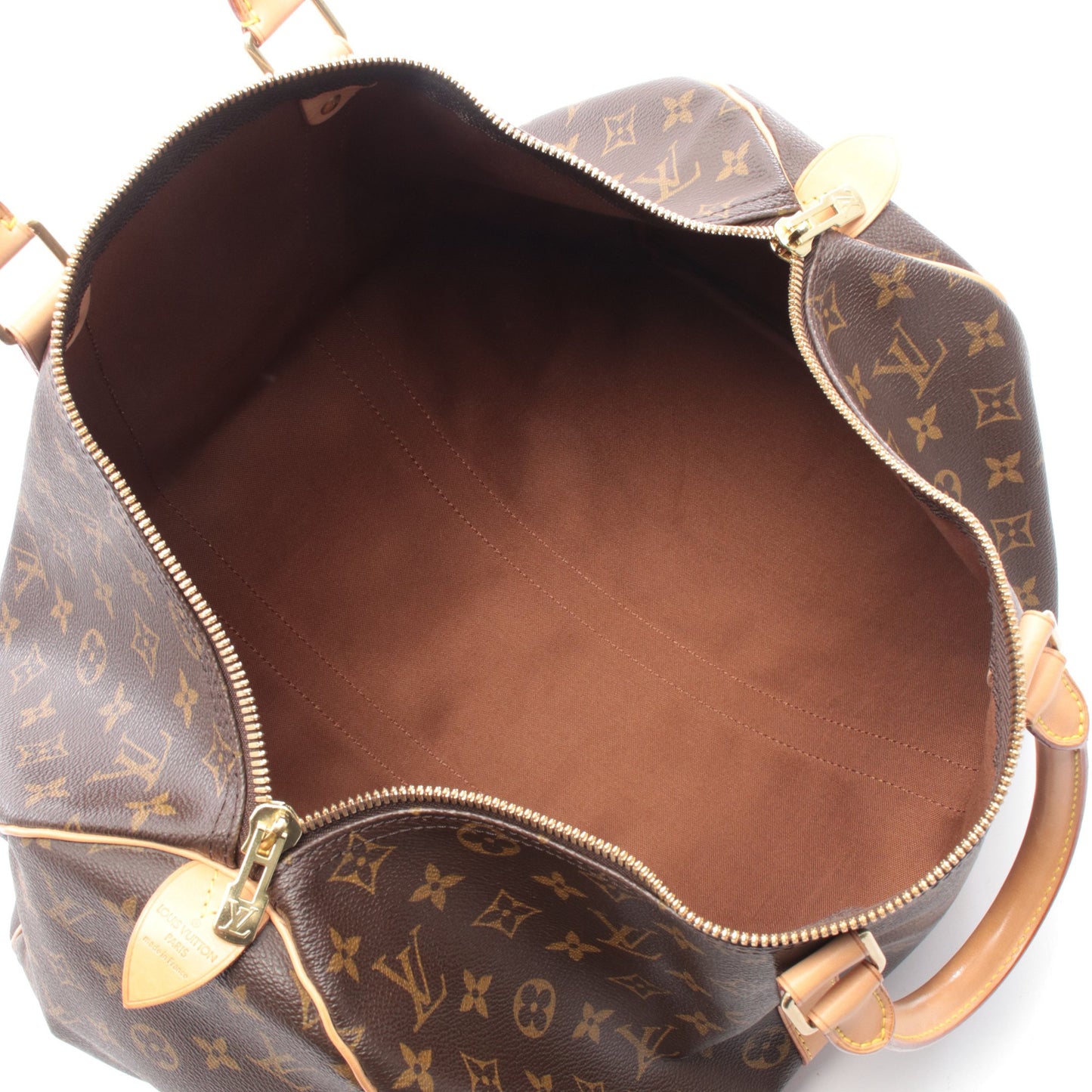 キーポル45 モノグラム ボストンバッグ PVC レザー ブラウン ルイヴィトン バッグ LOUIS VUITTON