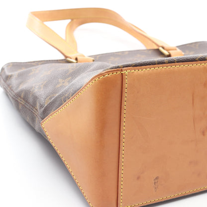 カバピアノ モノグラム ショルダーバッグ PVC レザー ブラウン ルイヴィトン バッグ LOUIS VUITTON