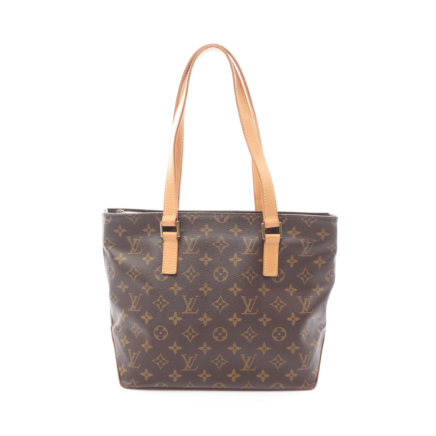 カバピアノ モノグラム ショルダーバッグ PVC レザー ブラウン ルイヴィトン バッグ LOUIS VUITTON