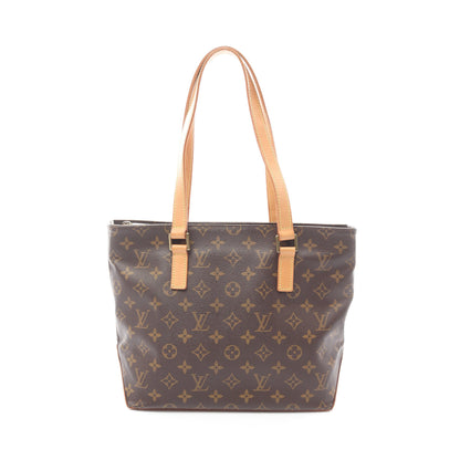 カバピアノ モノグラム ショルダーバッグ PVC レザー ブラウン ルイヴィトン バッグ LOUIS VUITTON