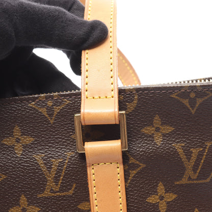 カバピアノ モノグラム ショルダーバッグ PVC レザー ブラウン ルイヴィトン バッグ LOUIS VUITTON