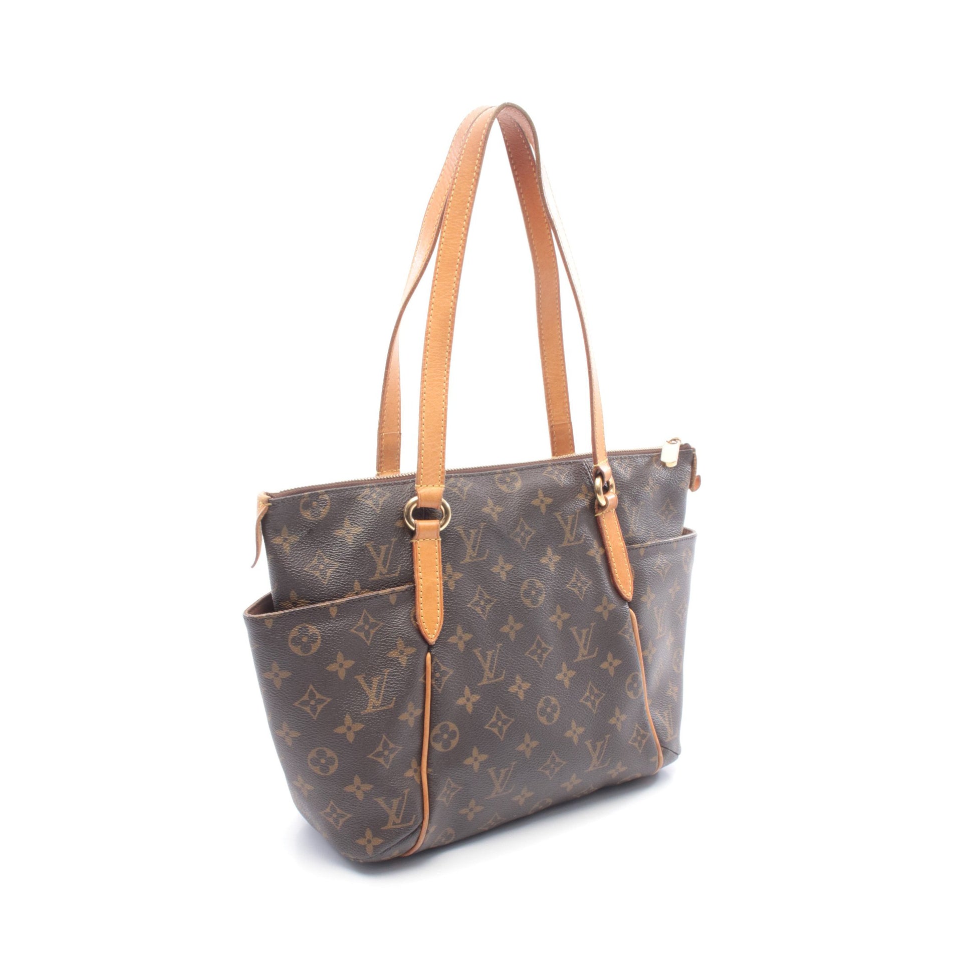 トータリーPM モノグラム ショルダーバッグ トートバッグ PVC レザー ブラウン ルイヴィトン バッグ LOUIS VUITTON