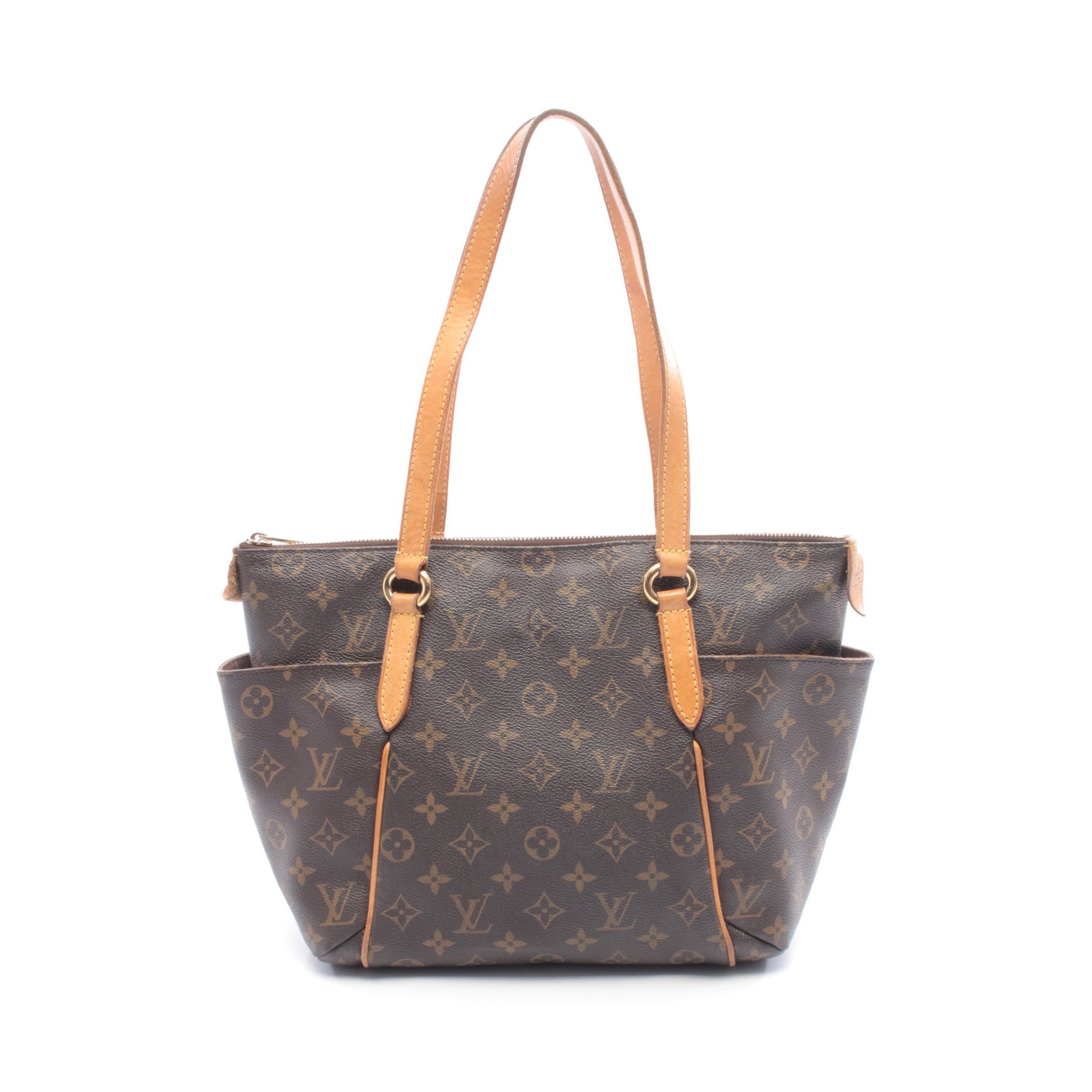 トータリーPM モノグラム ショルダーバッグ トートバッグ PVC レザー ブラウン ルイヴィトン バッグ LOUIS VUITTON
