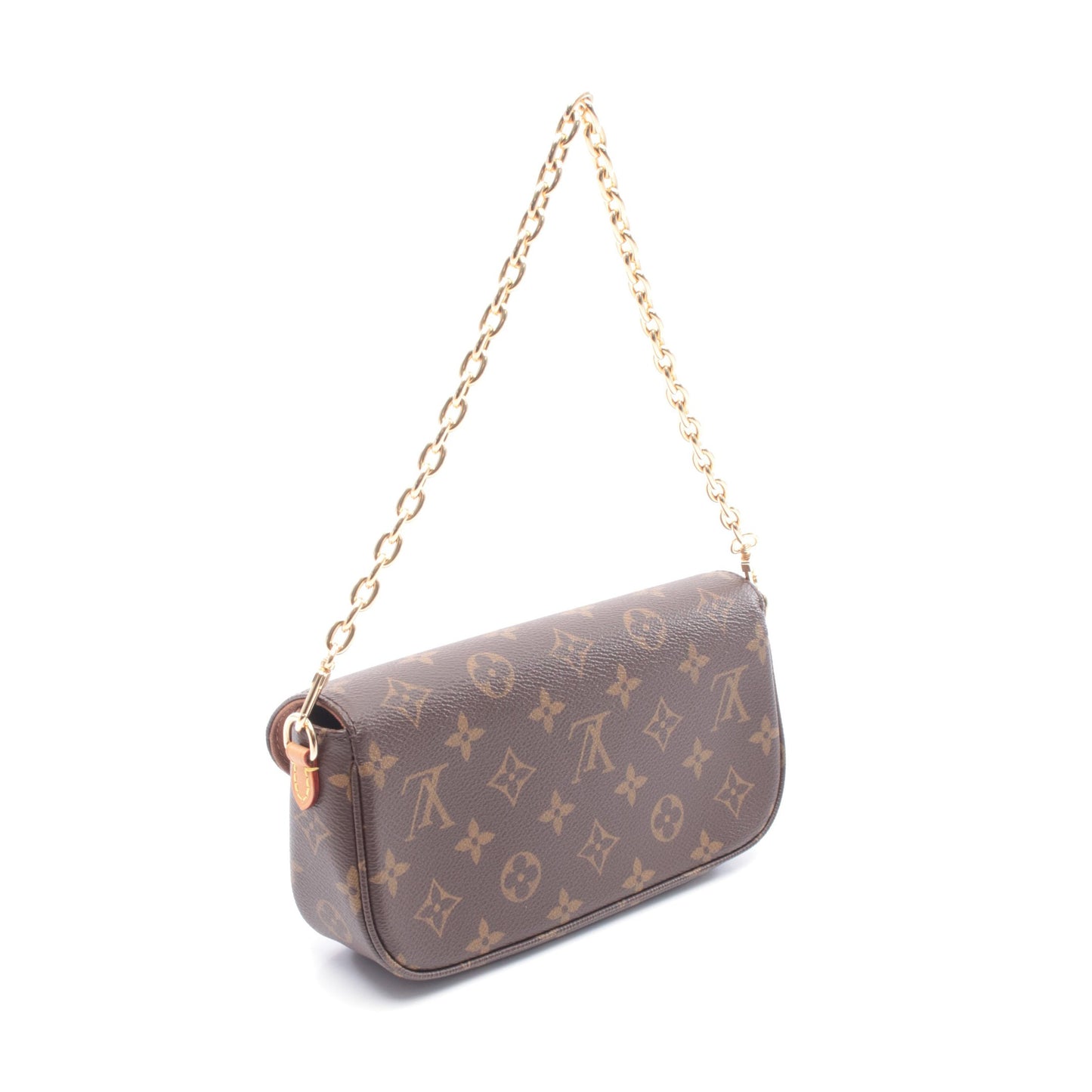 ウォレット オン チェーン アイビー チェーンハンドバッグ PVC ブラウン 2WAY ルイヴィトン バッグ LOUIS VUITTON