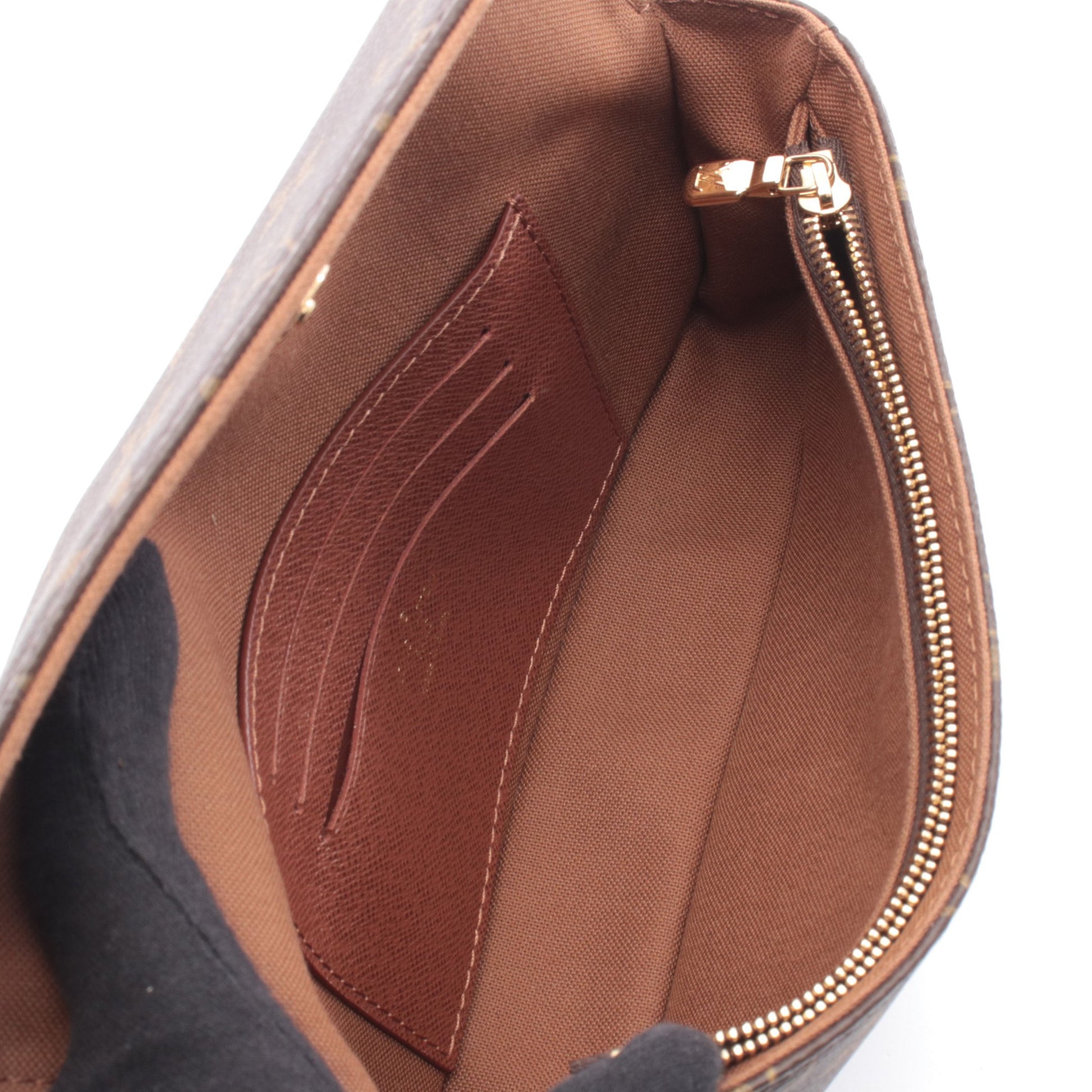 ウォレット オン チェーン アイビー チェーンハンドバッグ PVC ブラウン 2WAY ルイヴィトン バッグ LOUIS VUITTON