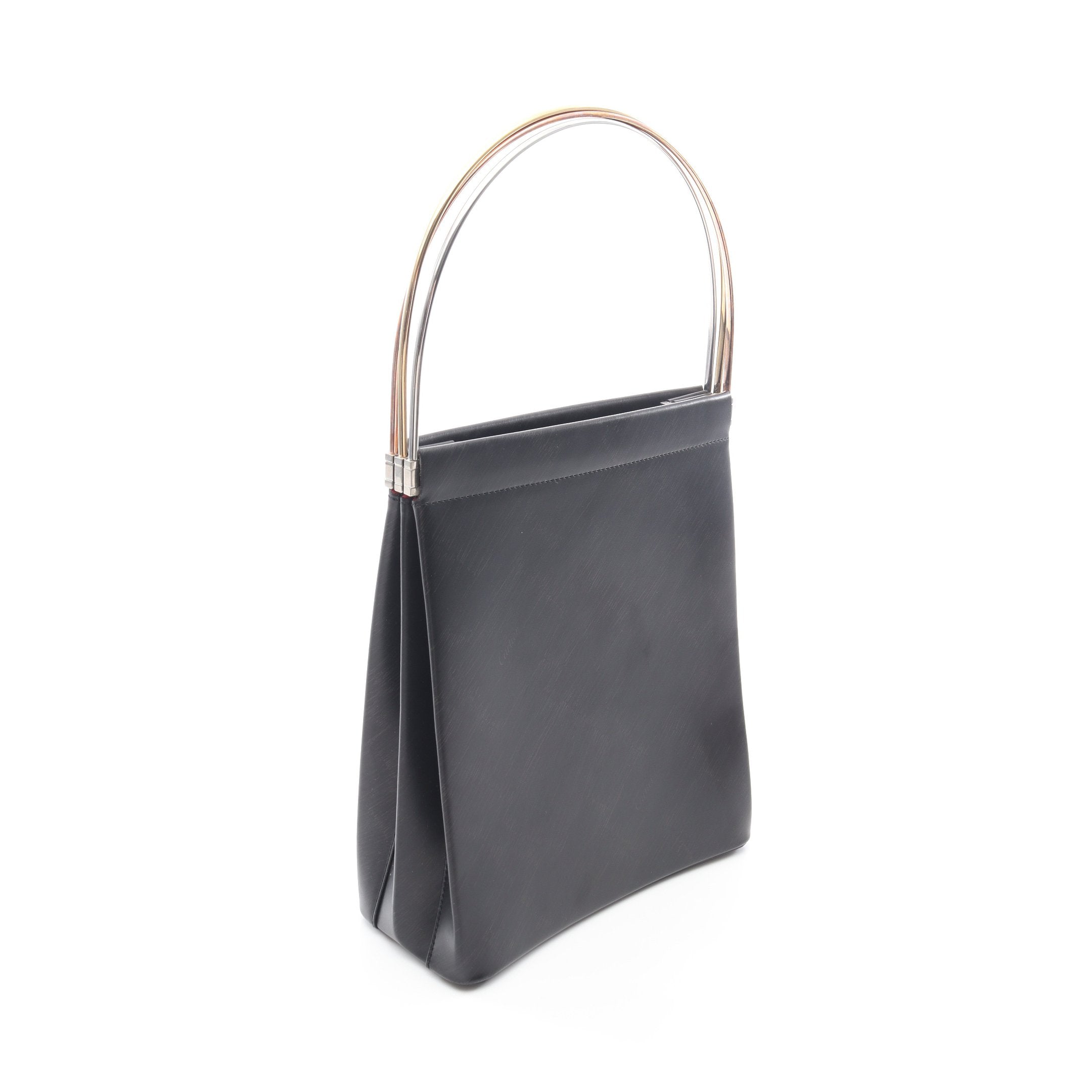 トリニティ ハンドバッグ レザー ブラック カルティエ – RECLO