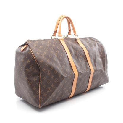 キーポル55 モノグラム ボストンバッグ PVC レザー ブラウン ルイヴィトン バッグ LOUIS VUITTON