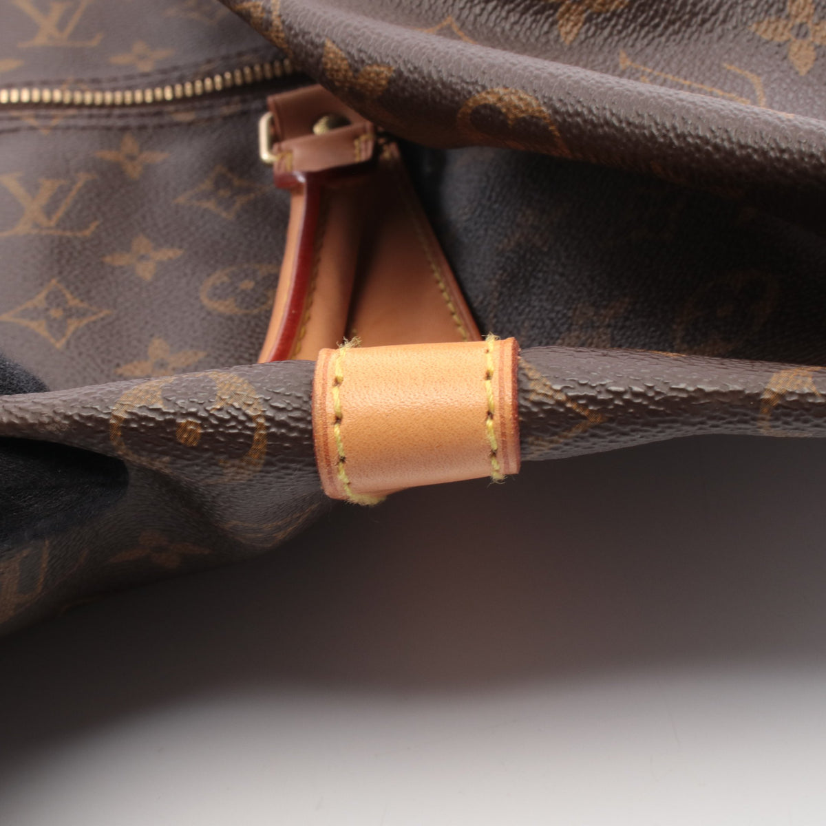 キーポル55 モノグラム ボストンバッグ PVC レザー ブラウン ルイヴィトン バッグ LOUIS VUITTON