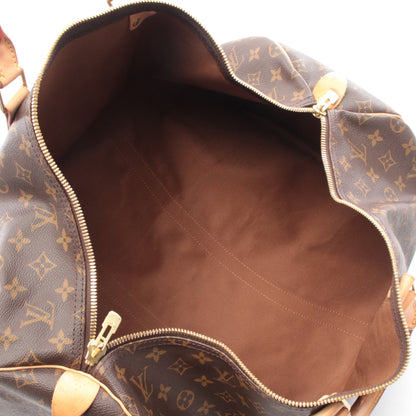 キーポル55 モノグラム ボストンバッグ PVC レザー ブラウン ルイヴィトン バッグ LOUIS VUITTON