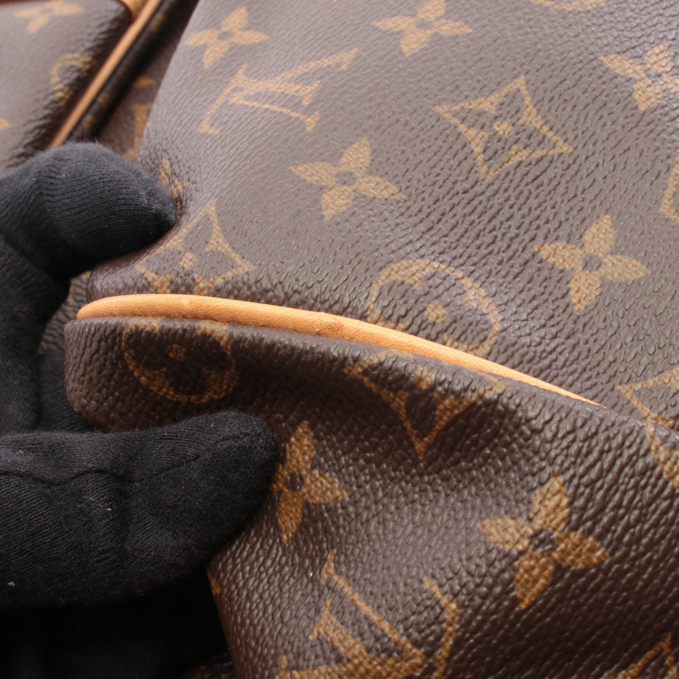 キーポル バンドリエール55 モノグラム ボストンバッグ PVC レザー