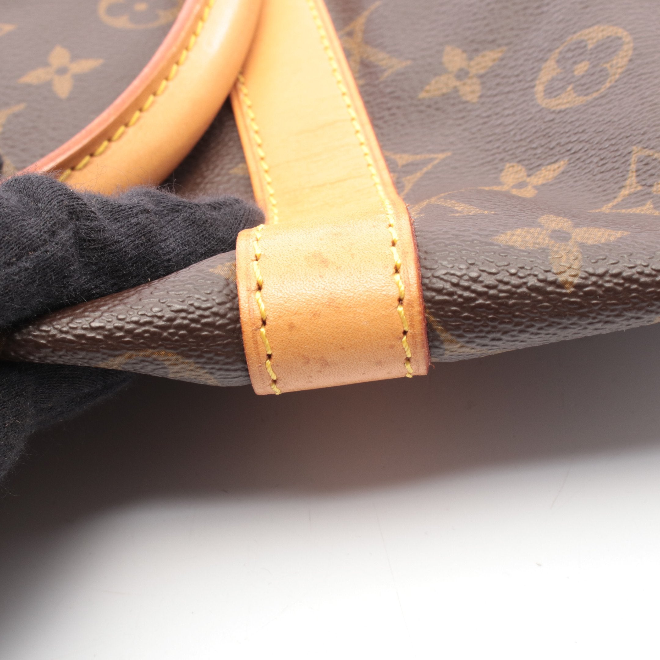 キーポル バンドリエール55 モノグラム ボストンバッグ PVC レザー